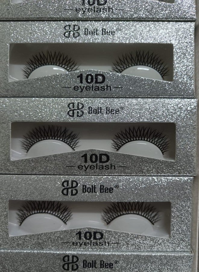 Brille Bee False Eyelashes 10D Fake Eyelashes Long Natural Eyelash 10 Pairs - Image 3