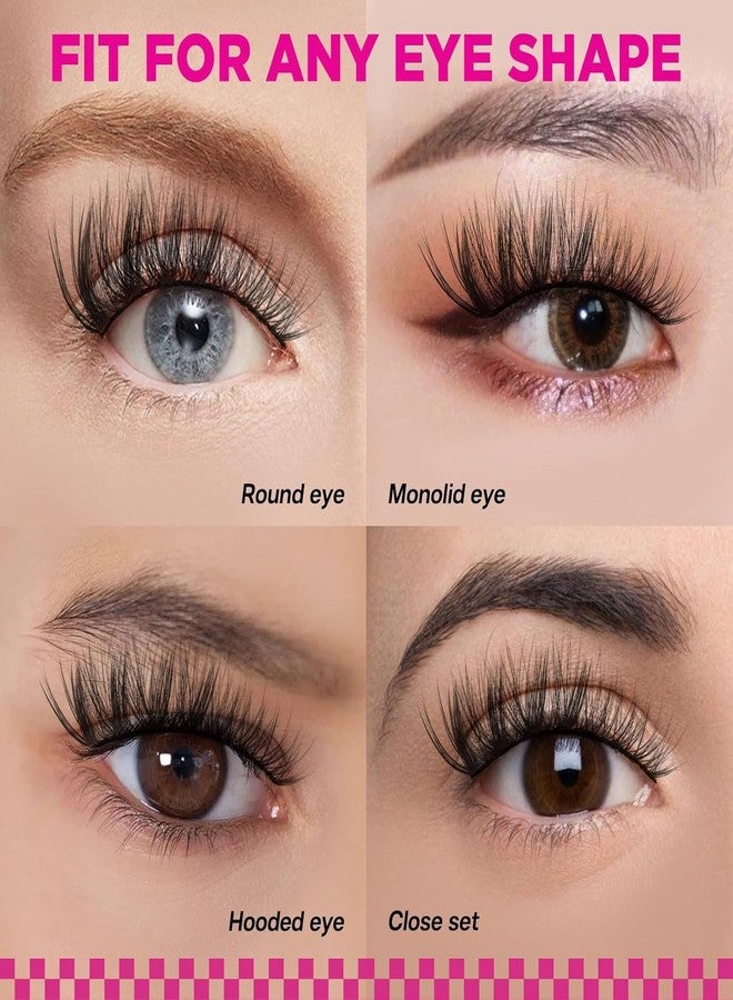Brille Bee False Eyelashes 10D Fake Eyelashes Long Natural Eyelash 10 Pairs - Image 5