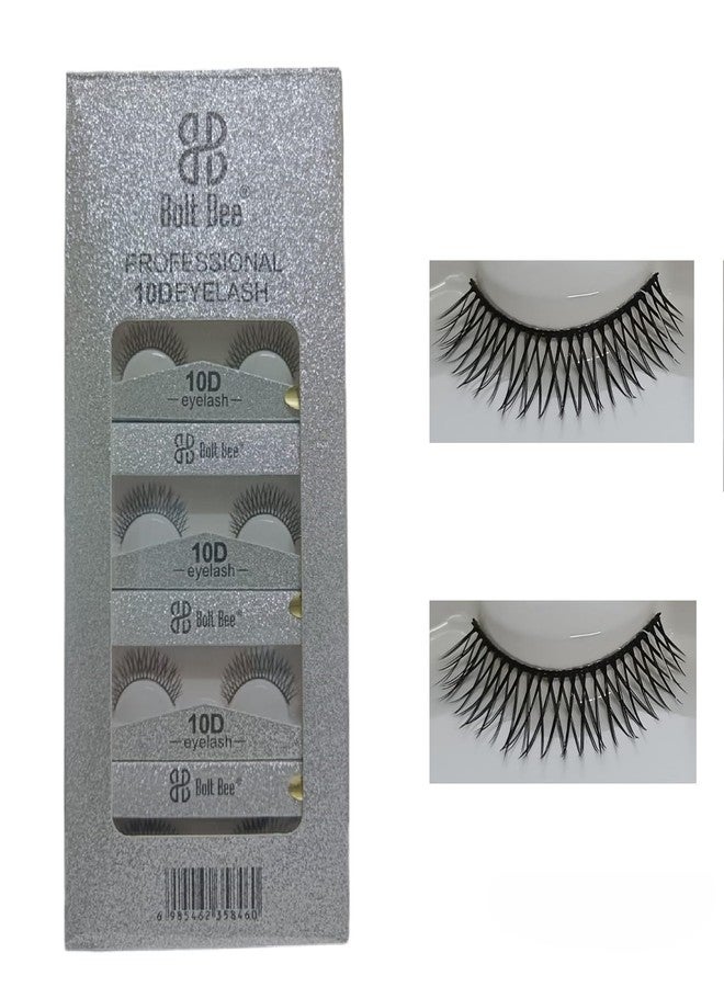 Brille Bee False Eyelashes 10D Fake Eyelashes Long Natural Eyelash 10 Pairs - Image 1