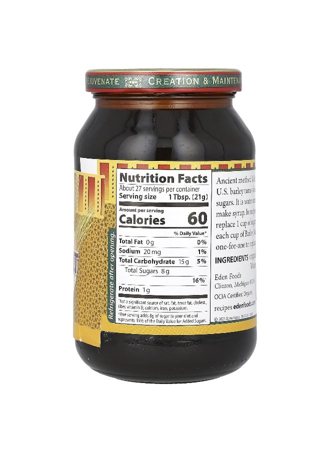Eden Foods Eden Foods, Organic Traditional Barley Malt Syrup, 20 oz (566 g)  - Image 2