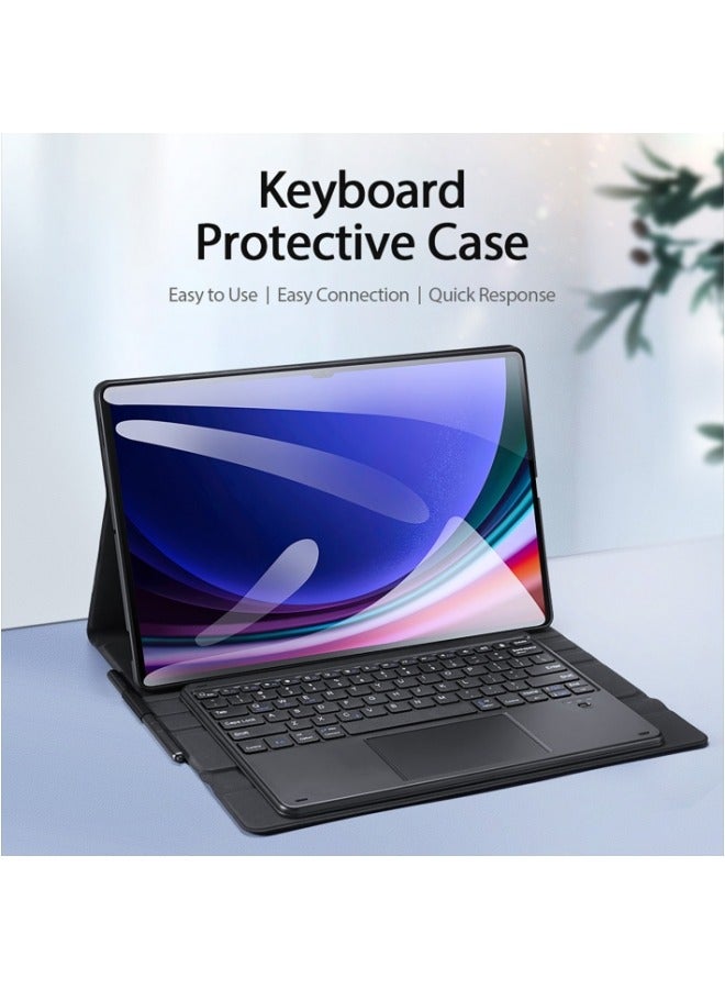 TK Series Keyboard with Protective Case for Samsung Tab S9 (X710/X716B) - Image 2