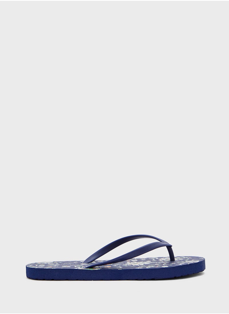 Ginger Ditsy Floral Print Flip Flop  - Image 1