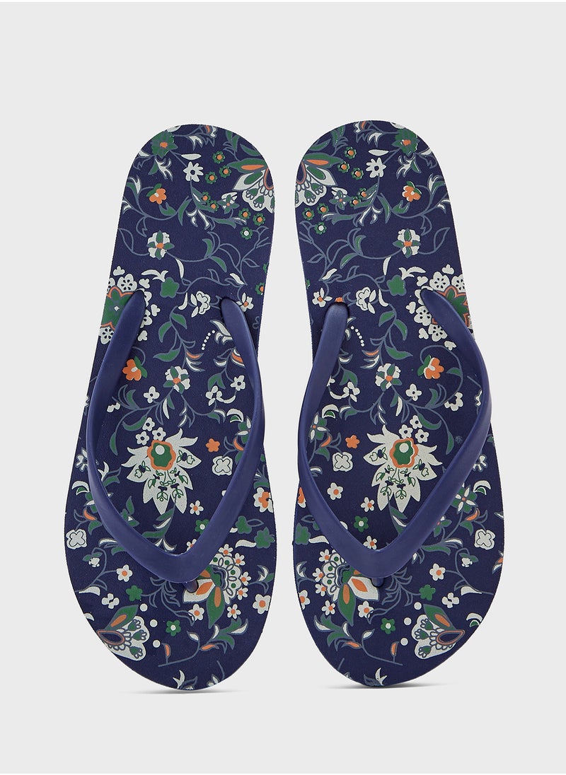 Ginger Ditsy Floral Print Flip Flop  - Image 4