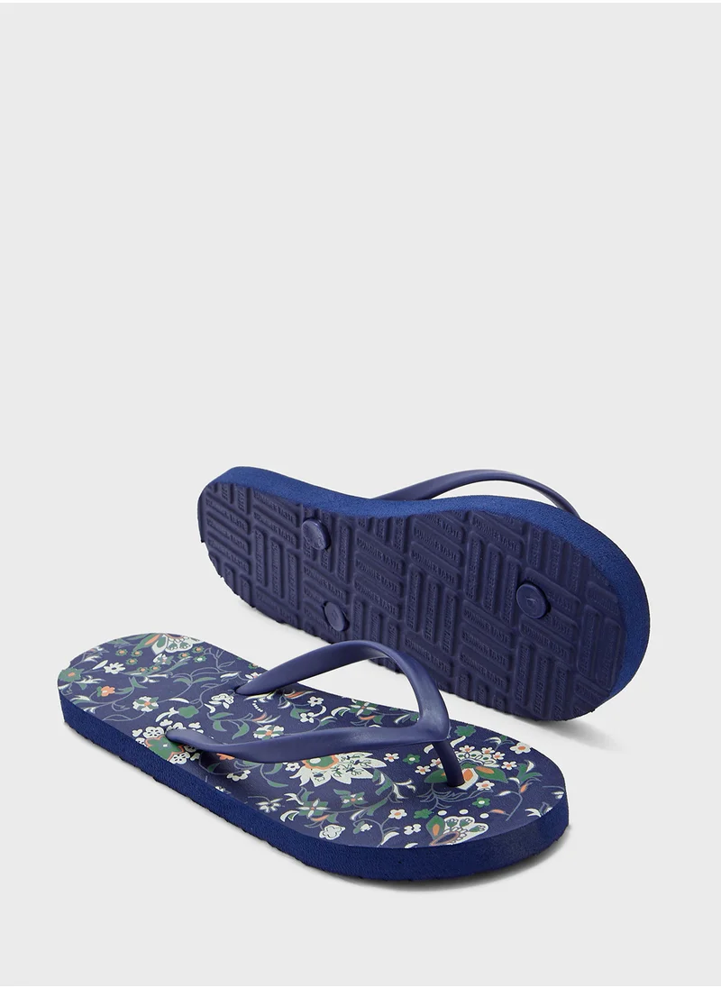 Ginger Ditsy Floral Print Flip Flop