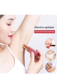 Generic Women Electric Epilator Eyebrow Trimmer USB Rechargable Shaver  - Image 2