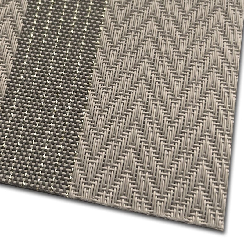 pigchcy pigchcy Placemats Set of 4  Luxurious Elegant Placemats Non-Slip Washable Durable Table Mats for Home/Dining Room Decoration (Light Brown 18 X 12 inches)  - Image 3