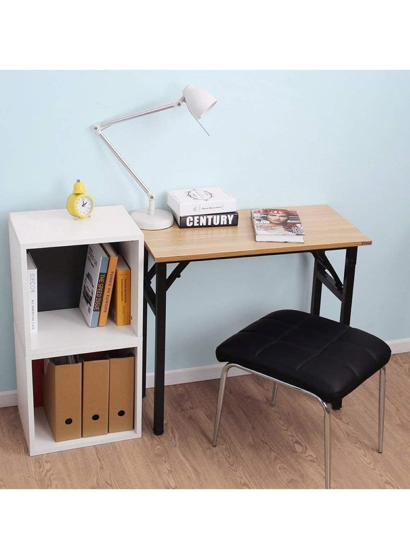 هويتك مكتب خشبي متعدد الأغراض قابل للطي، 80 × 50 × 75 سم - Image 2