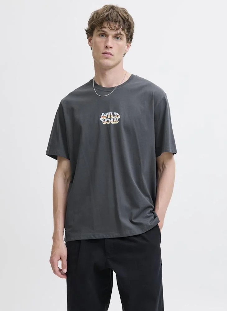 JACK & JONES Graphic Crew Neck T-Shirt