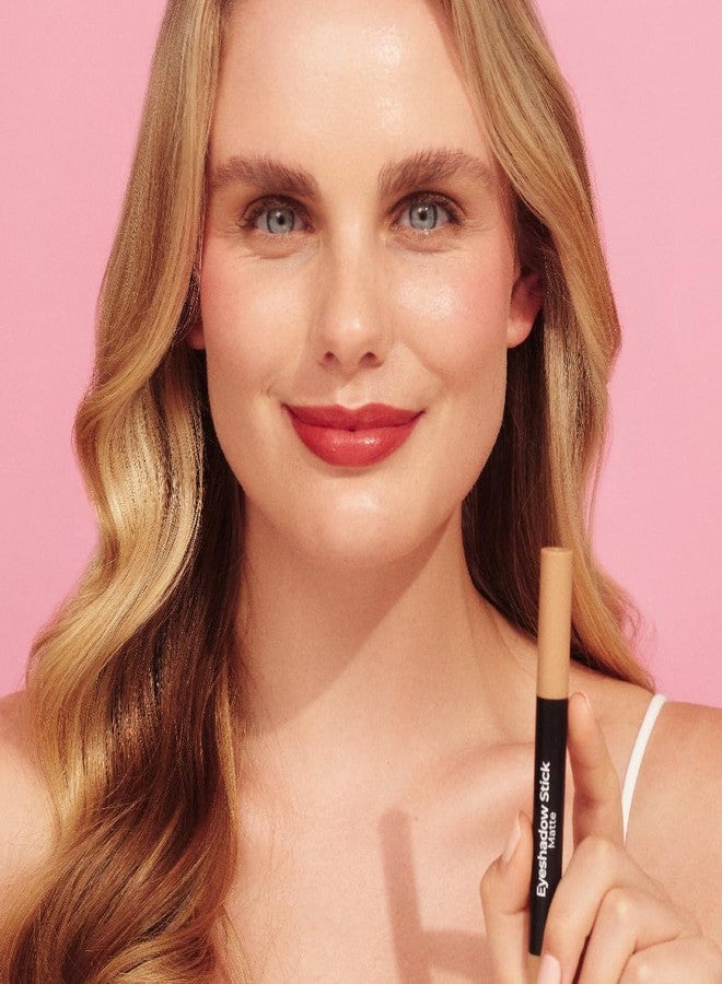 MCoBeauty قلم ظلال العيون من MCoBeauty، غير لامع، كراميل، عالي الصبغة، مع شاربنر مدمج، مستحضرات تجميل نباتية، خالية من التجارب على الحيوانات - Image 2