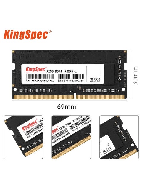 وحدة ذاكرة رام لاب توب 4 جيجا بايت RAM  DDR4 رامات أصلية 1600 ميجاهيرتز لأجهزة الكمبيوتر اللابتوب