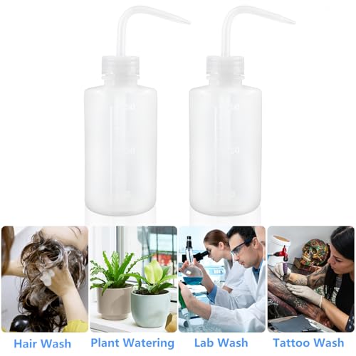 DTDNZKN 2 Pack 8oz (250ml) Wash Bottles with Narrow Mouth and Labels - Ideal for Medical Use, Succulent Care, Cleaning, and Washing - Image 5