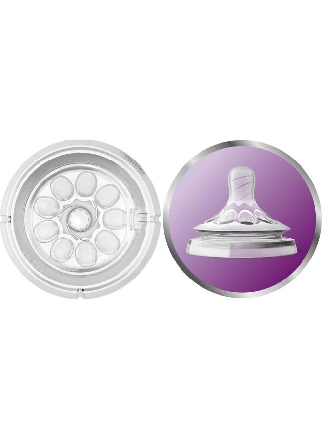 Philips Avent 9oz Natural Baby Bottles 3-Pack - Blue - Image 3