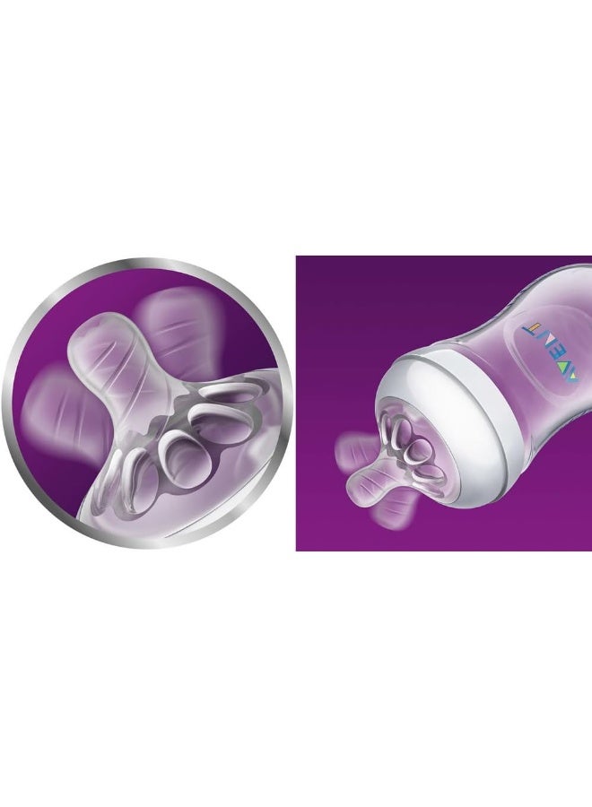 Philips Avent 9oz Natural Baby Bottles 3-Pack - Blue - Image 5