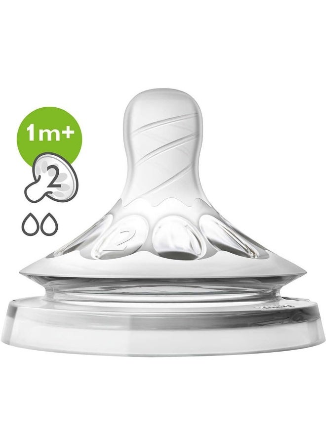 Philips Avent 9oz Natural Baby Bottles 3-Pack - Blue - Image 2