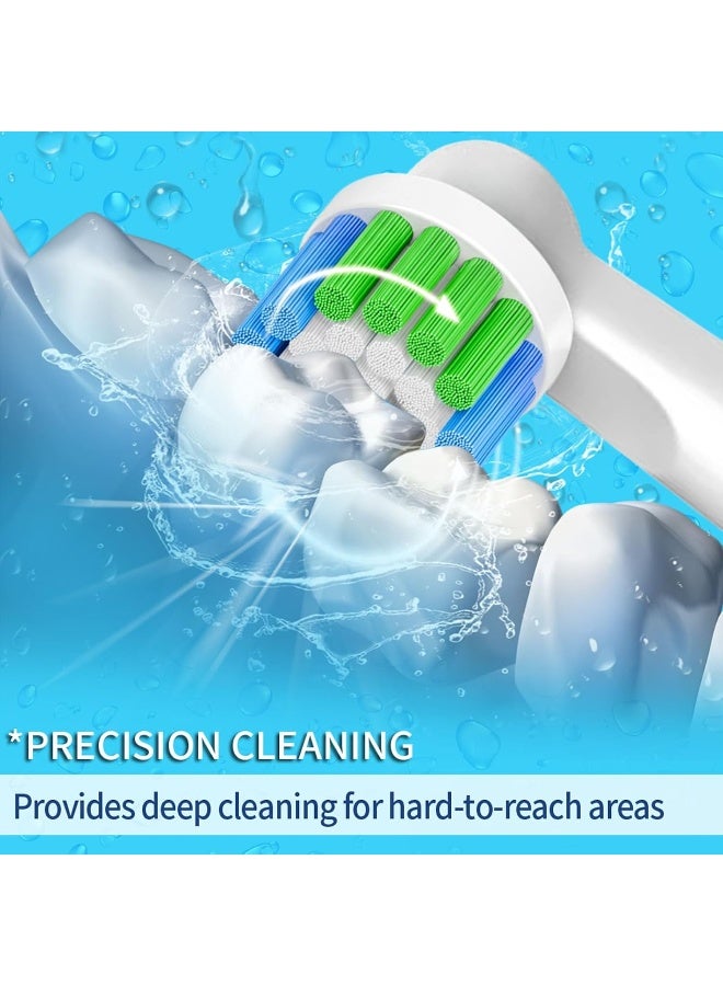 valuabletry 16 Pack Precision Replacement Brush Heads Compatible with Oral B Braun Electric Toothbrush 8pcs White and 8pcs Black - Image 2