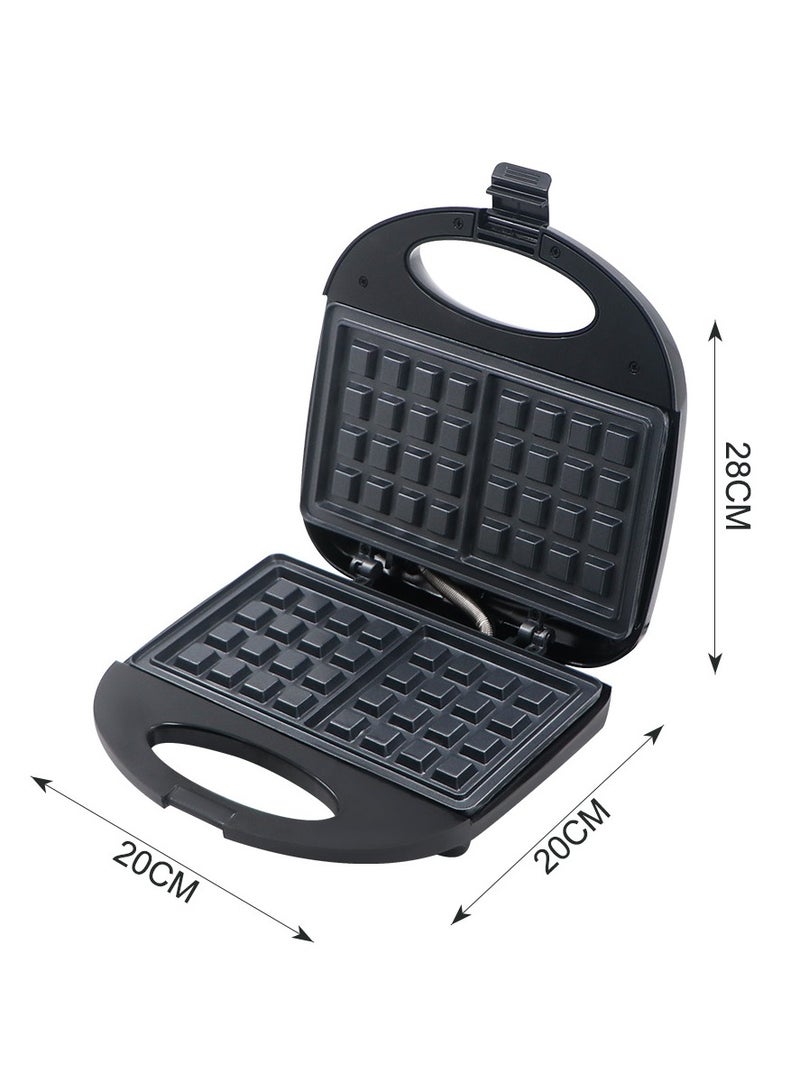 آر إيه أف ماكينة صنع الوافل للتدفئة المنزلية على الوجهين، ماكينة الإفطار متعددة الوظائف، ماكينة الخبز - Image 3