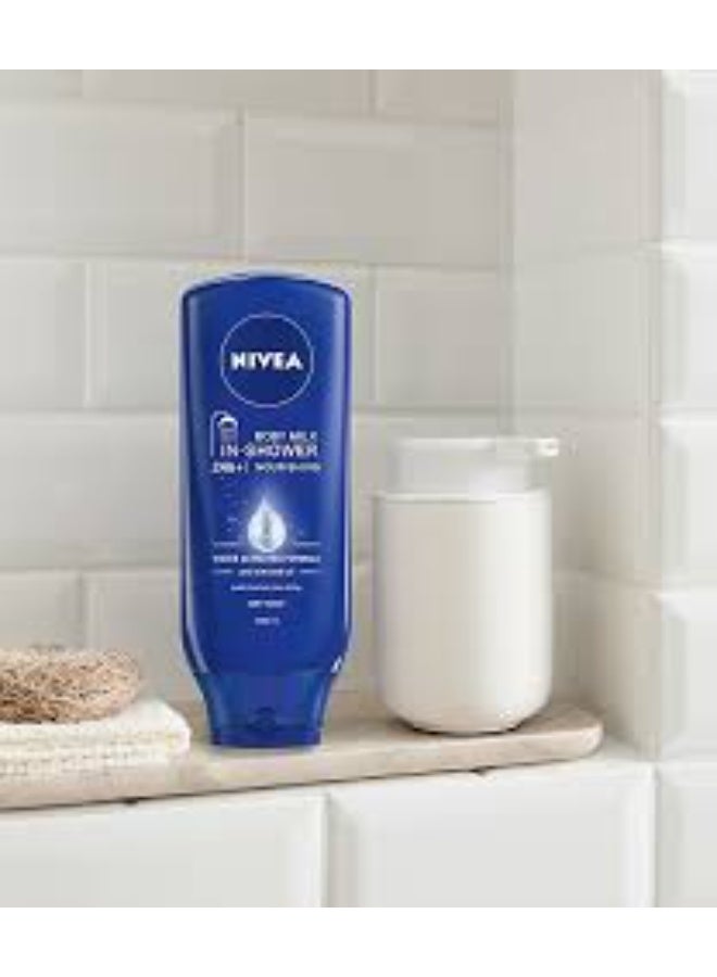 Nivea In Shower Nourishing Body Milk 400ml - Image 2