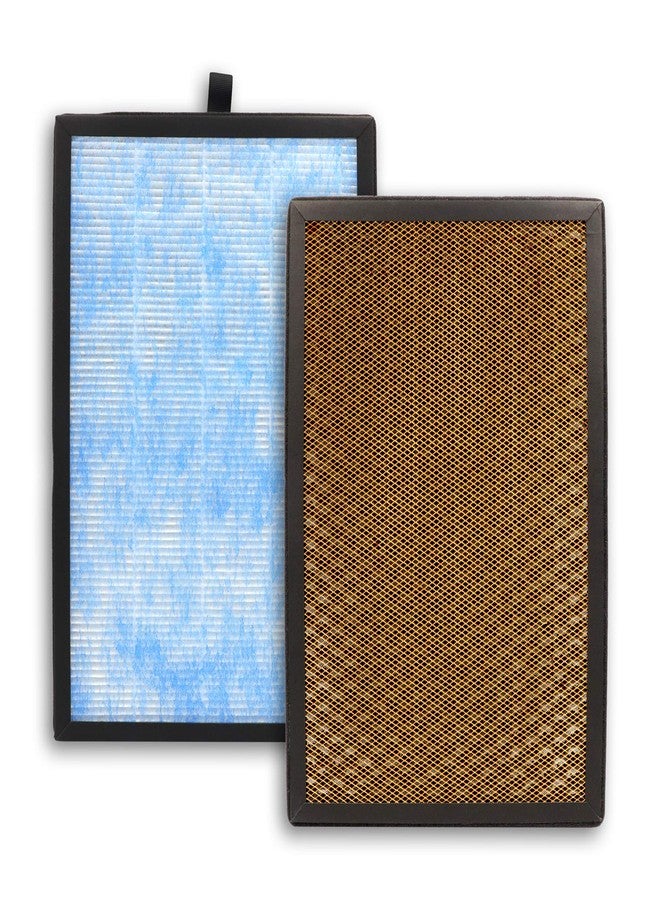 Flintar Air Max 8L True HEPA Replacement Set, Compatible With Okaysou AirMax8L Air Purifier, Blue Ultra-Filter H13 True HEPA + Yellow Duo-Filter Activated Carbon Combo Pack - Image 3