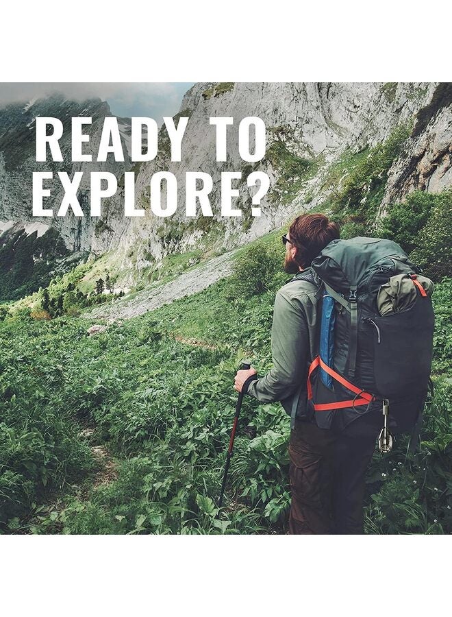 يُسلِّم حبل تسلق بطول 10 أمتار مع خطاف تثبيت، 4 مخالب قابلة للطي من الفولاذ المقاوم للصدأ - شديد التحمل - معدات تخييم خارجية، مشي، تسلق، تسلق جبال، أزرق. - Image 4