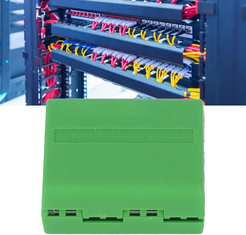 Ribbon Cable Stripper for Fiber Optic, 4.5-11mm Loose Tube Slitter with Alloy Steel Blade, Precision Depth Control Hand Tool for Optical Fiber Buffer Stripping - Image 3