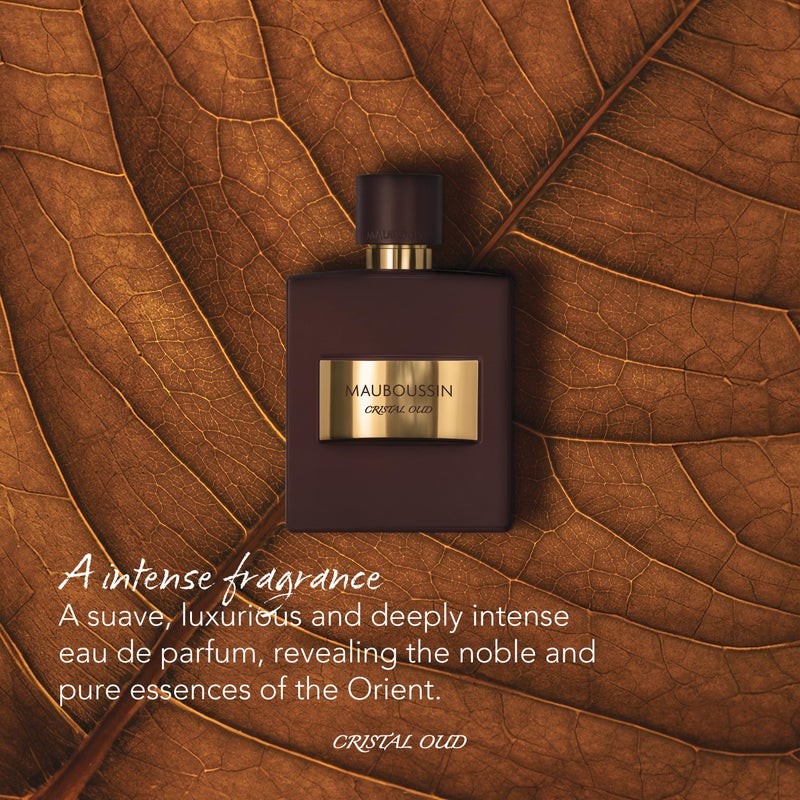 Mauboussin - Pour Lui Cristal Oud 100ml (3.3 Fl Oz) - Eau de Parfum for Men - Oriental Scent - Image 3
