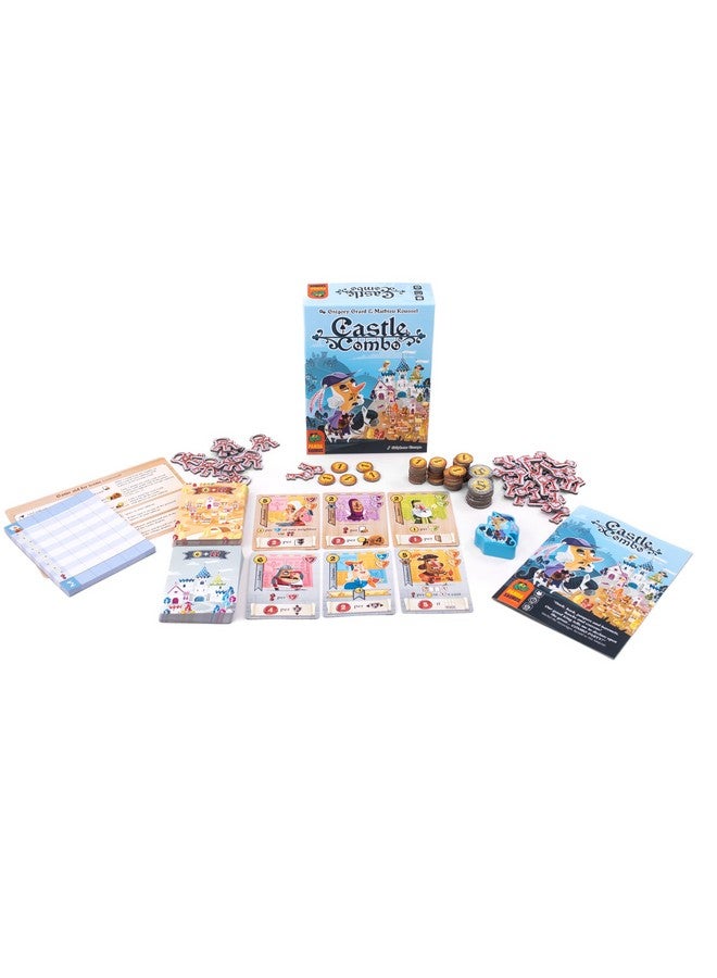 Pandasaurus Games Castle Combo Card Game - Maximize Combos in This Card Placement Strategy Game, Quick Competitive Family Game for Kids & Adults, Ages 10+, 2-5 Players, Playtime, Made - Image 2