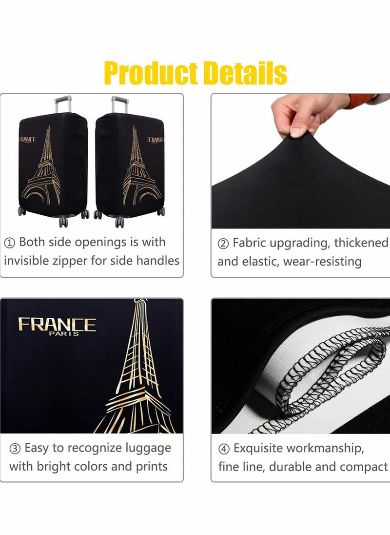 Generic hickened Luggage Cover, Water proof Travel Gear Luggage Protective Cover, Washable Spandex Suitcase Cover for 25"-28"luggage  - Image 4