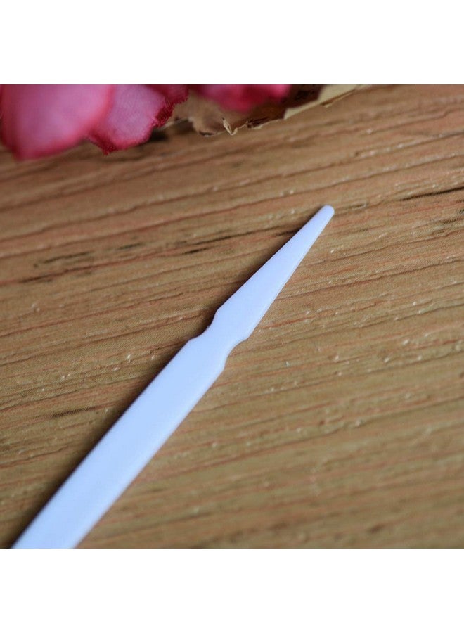 lasenersm 100 Pieces 2.87 Inch Eyelids Tape Forks Double Eyelid Tape Forks Plastic Double Eyelid Soft Stick Eyelid Sticker Tape Aid Paste Y Clip Fork Rods Eyelid Makeup Accessories White - Image 5