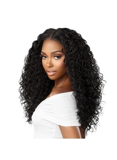 Sensationnel Sensationnel Bare lace 13x6 wigs - unit 2 lacefrontal glueless synthetic 180 degree preplucked hairline (1 JETBLACK) 