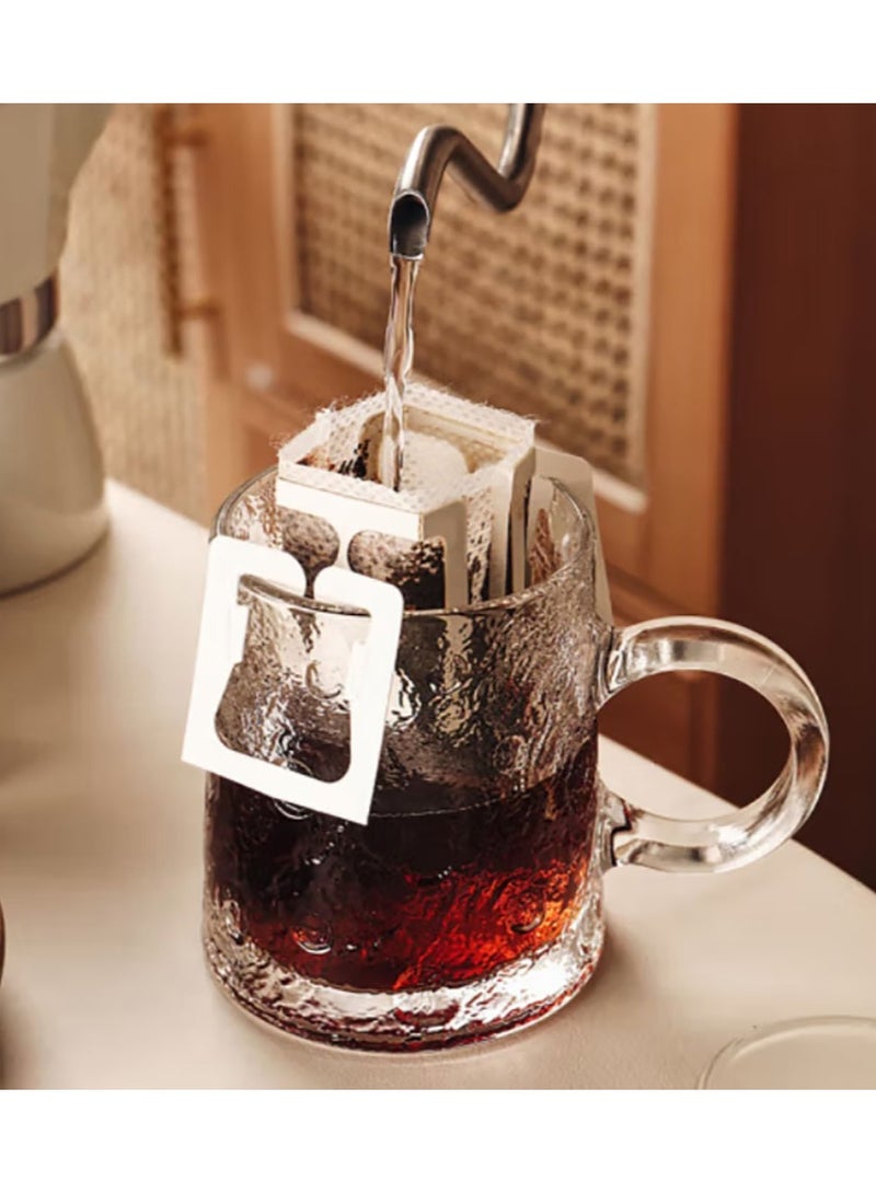 Jingke Glass Coffee Cup Water Cup High-value Tea Cup 300ML 2 Pack - Image 2