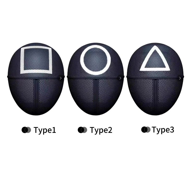 Game Mask Horror Game Cosplay Costume Masquerade Accessory Full Face Cover Festival Parties Cosplay Mask for Men Women, Triangle - Image 2