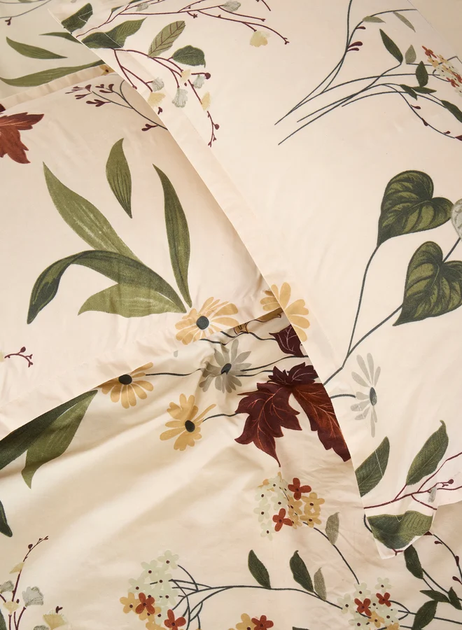 Styli 3-Piece Printed King Size Bedsheet with Pillow Covers