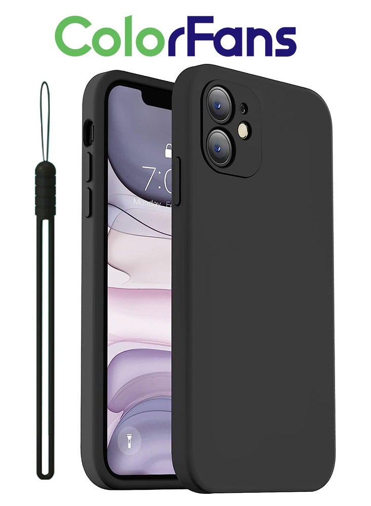 كولور فانس حافظة لجهاز ابل 12 6.1 انش من السيليكون الناعم باللون الاسود - Image 1