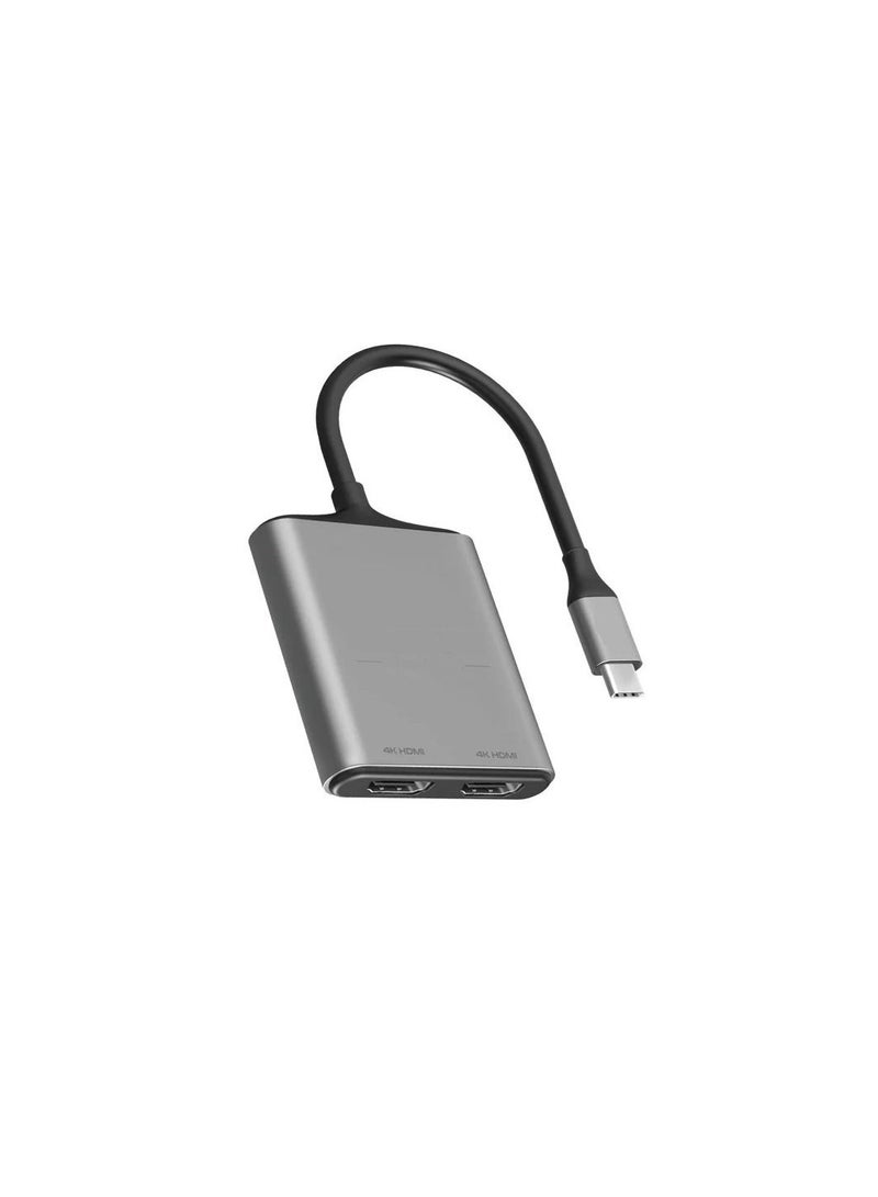 4K High Definition USB-C to Dual HDMI Adapter - Image 1