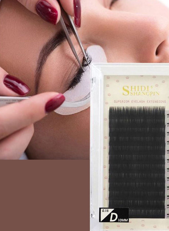NIBEMINENT D Curl Superior False Eyelashes Extension Kit Black - Image 2