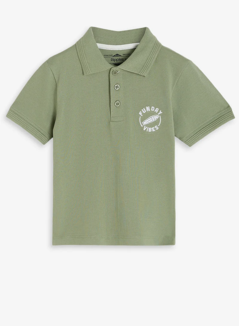 ريبلز مع نمشي Boys Regular Fit Polo Tee