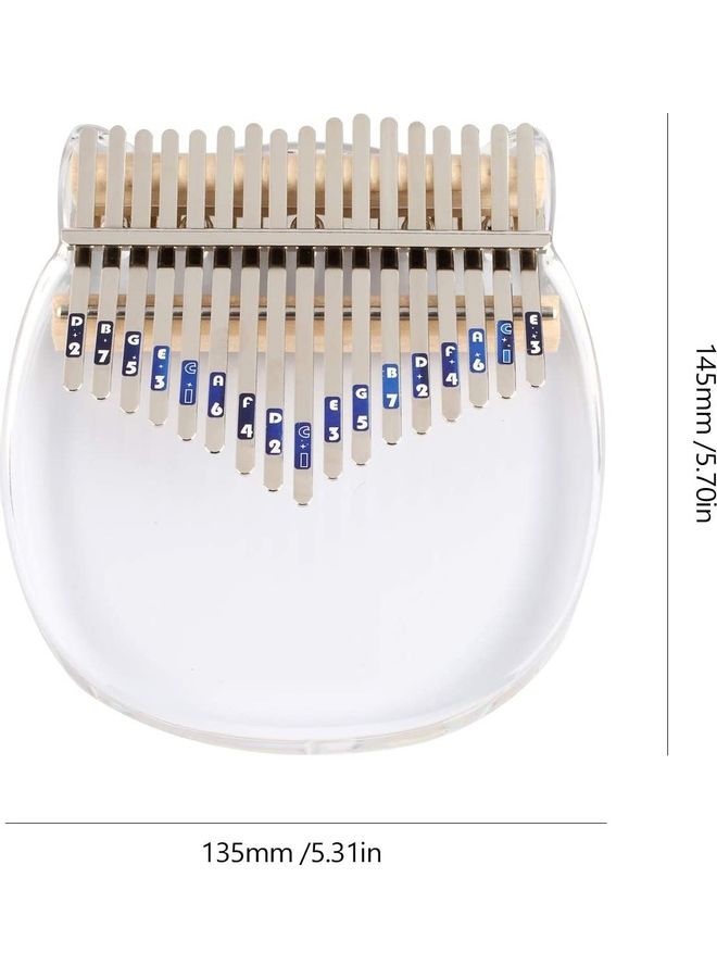 اليشمك بيانو كاليمبا المحمول من 17 مفتاح مع الحقيبة - Image 4