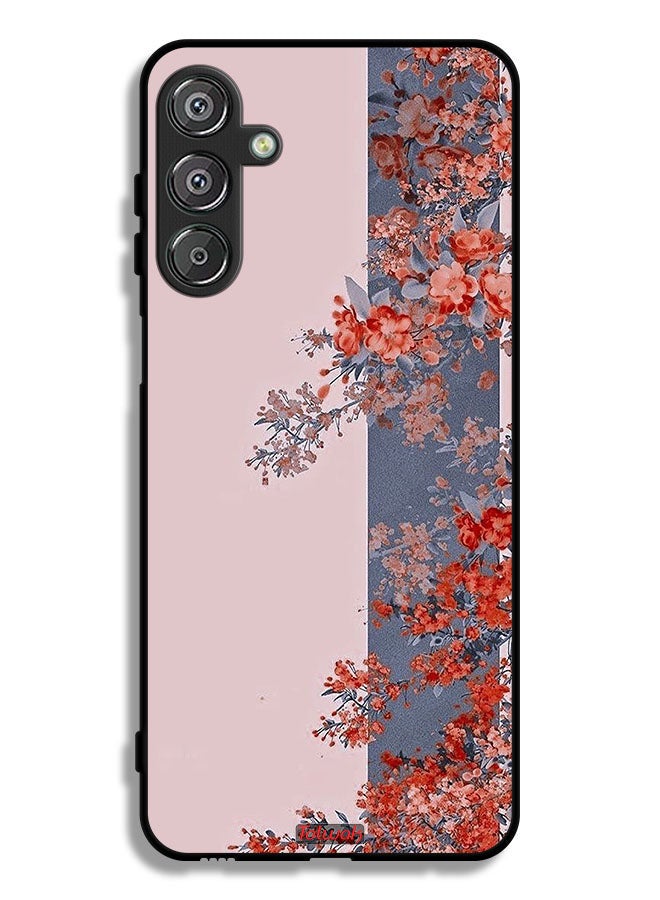 Tolwak Samsung Galaxy F36 Protective Case Cover Tree Leaves And Flowers Art - Image 1