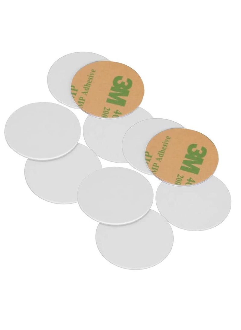 Rubik - 125Khz Rewritable RFID Coin T5577 / T5200 Blank Tag With Adhesive Sticker Plastic Proximity Key Cards for Access Control (10 Pcs) - Image 1