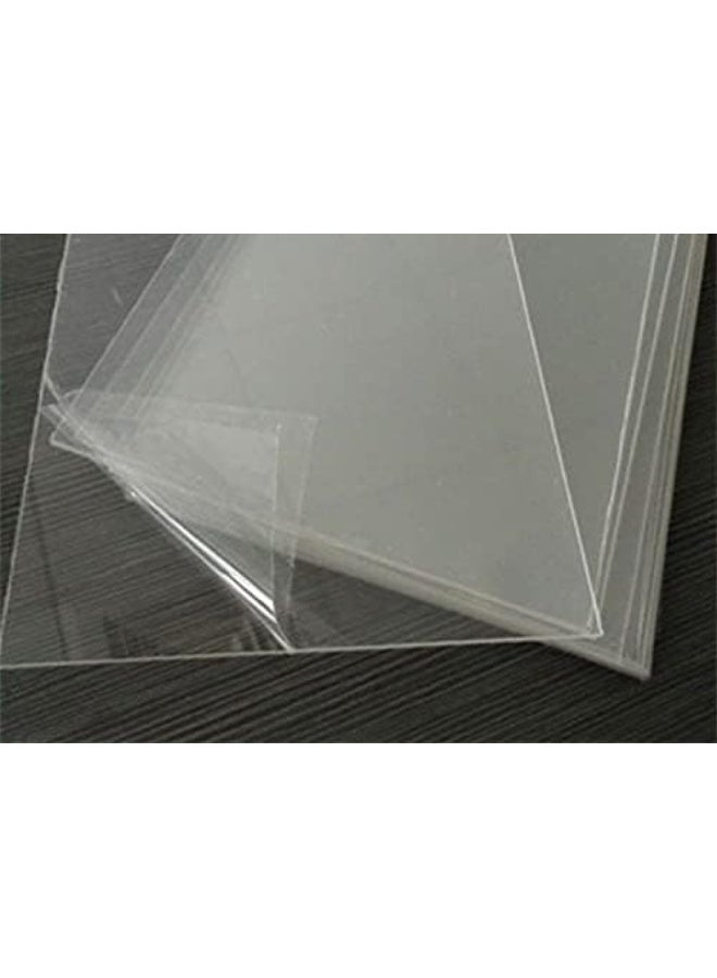 TPGP ورقة أكريليك 3 مم شفافة 6"X6" عبوة من 4 قطع للرسم على الزجاج بلمعان عالي - Image 3