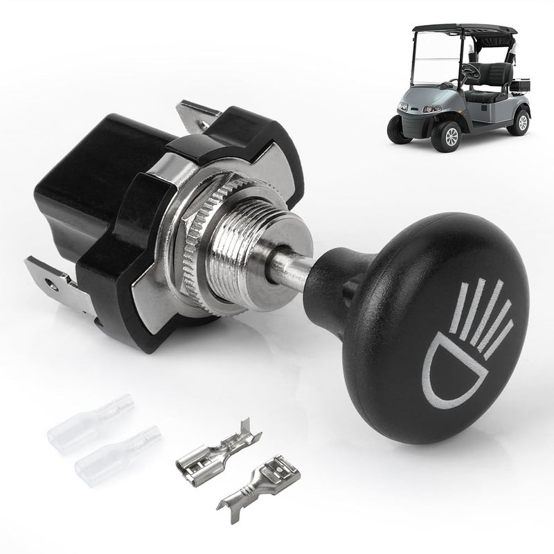 Panglong Golf Cart Push/Pull Headlight Switch Button - Image 1