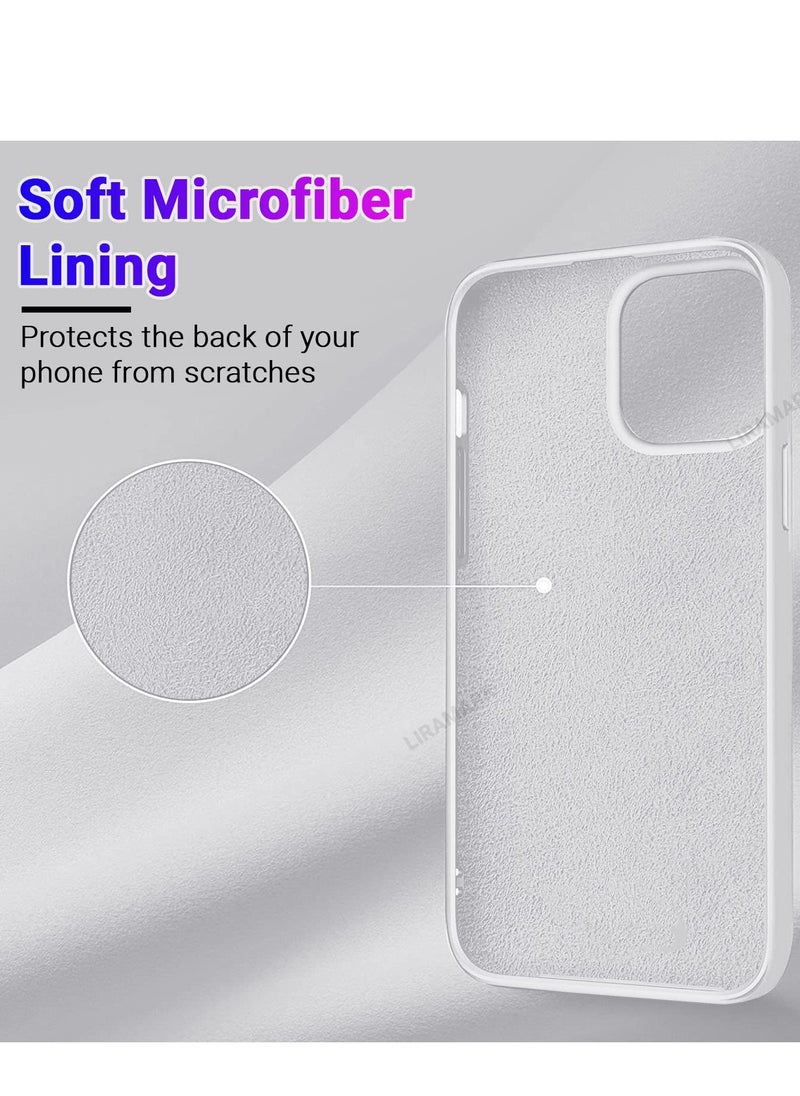 glassology - iPhone 14 Plus Case with Magsafe with Scratch Resistant Thin and Slim Classic Shockproof Protection (White) - Image 1