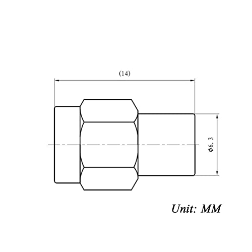 UU TOJOIN TOJOIN 1pcs SMA Male Load/RF Termination Load DC to 18GHz Coaxial SMA Terminators Load Plug RF Test Equipment Connector Adapter 50 Ohm 0.25W VSWR ≤1.3 Standard of MIL-C-39012、GB11313 - Image 4