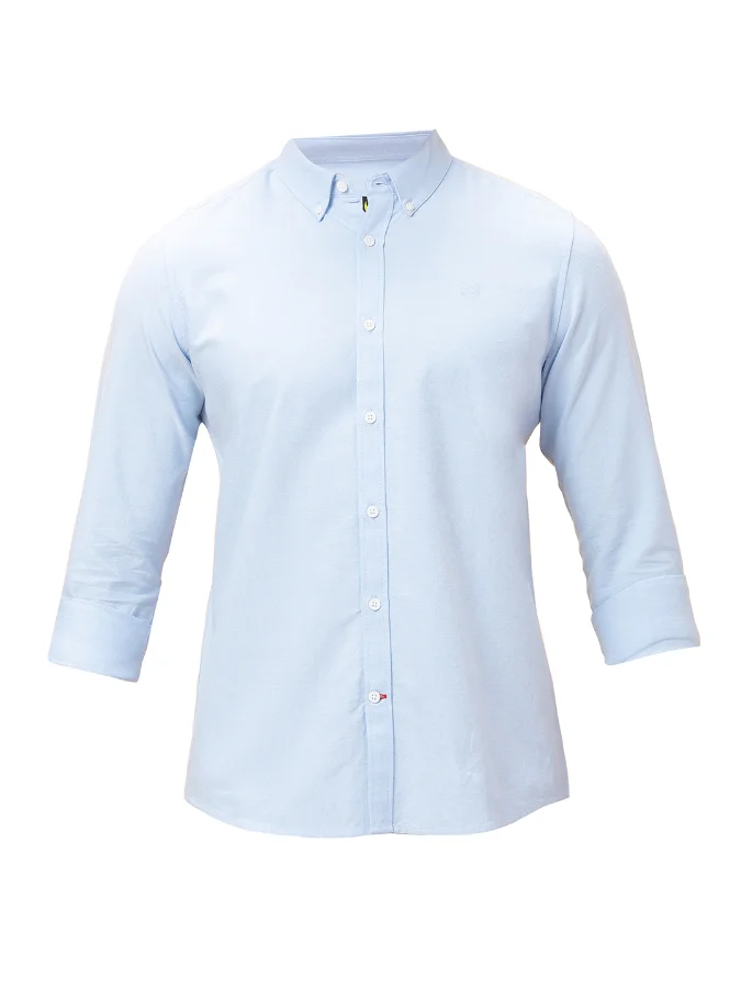 بيينغ هيومان Being Human Light Blue Slim Fit Shirt For Men