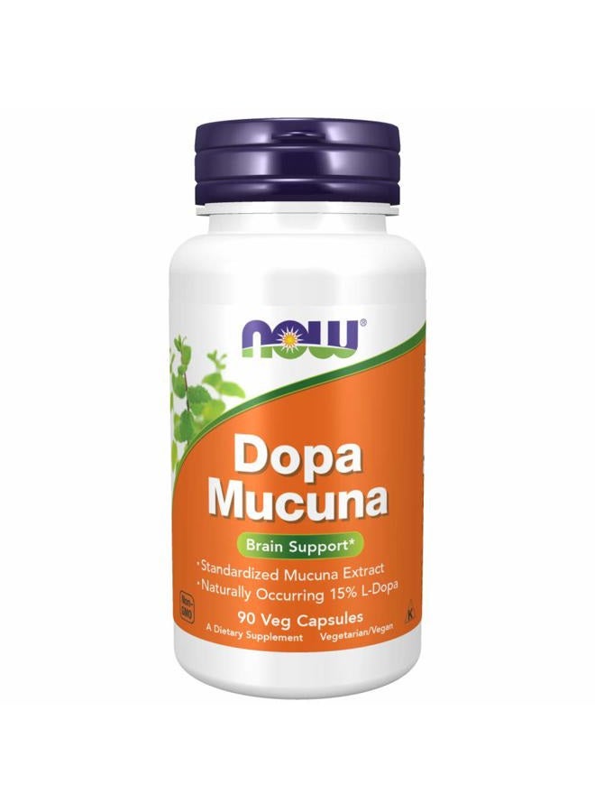 now DOPA Mucuna 90 Vcaps by NOW (Pack of 2) - Image 1