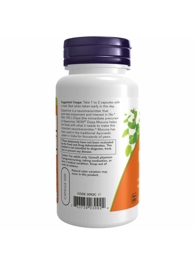 now DOPA Mucuna 90 Vcaps by NOW (Pack of 2) - Image 2