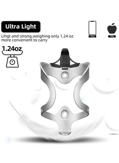 Excefore Bike Water Bottle Holder, Lightweight Durable Alloy Aluminum Bike Water Bottle Cage Bike Cup Holder for Race Cycle Cross  - Image 2