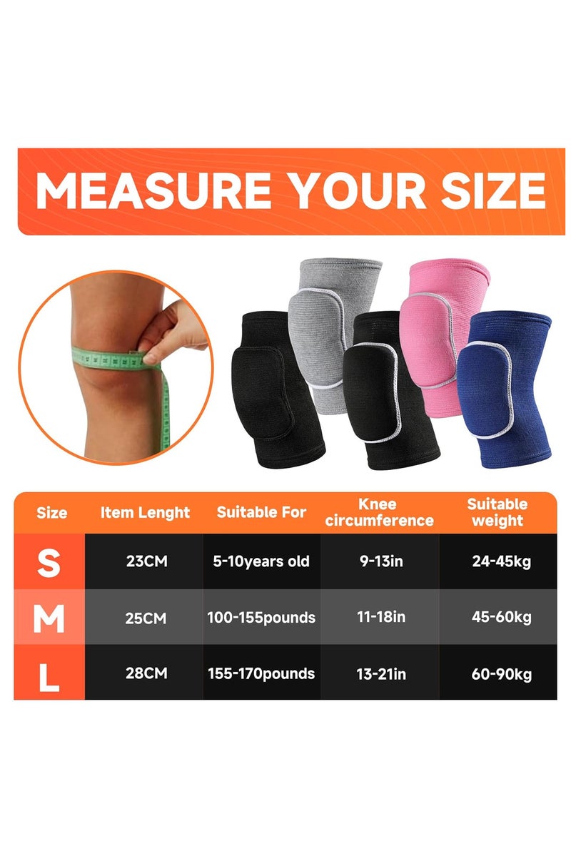 انسجام وسادات الركبة ودعامة الركبة للنساء والرجال والأطفال وسادات الركبة الناعمة والقابلة للتنفس للكرة الطائرة والرقص وكرة القدم واليوغا وكرة السلة والتزلج - وسادات الركبة الواقية للبالغين والأطفال - Image 2