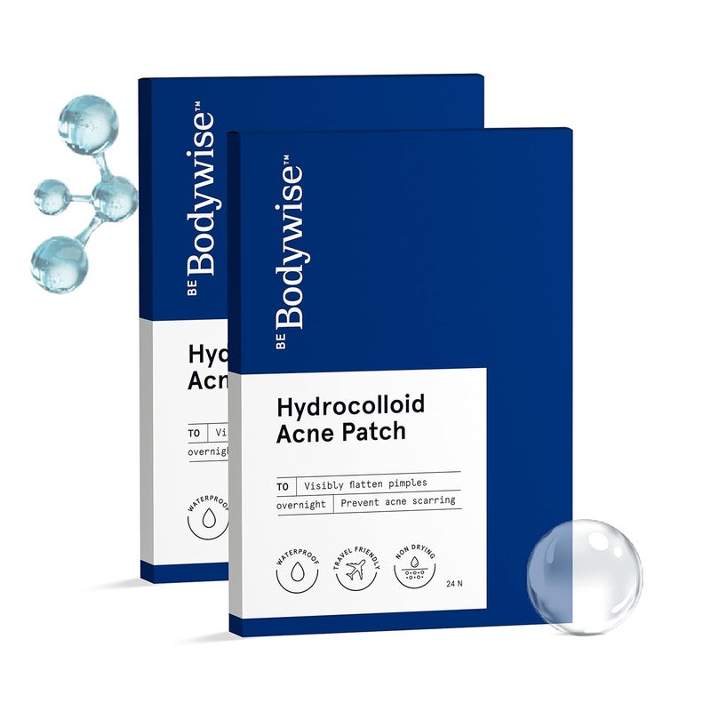 Bodywise لصقات حب الشباب للنساء من بي بودي وايز 48 نقطة 3 أحجام عبوة من 2 - Image 1