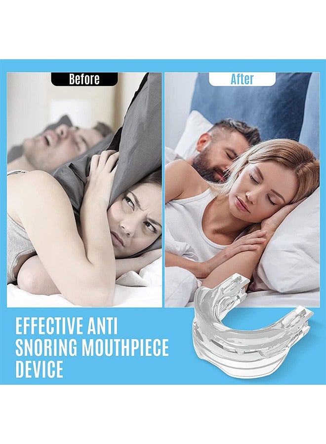 Ocean Anti Snoring Mouthpiece, Anti Snoring Device, Anti Snoring Mouth Guard, Snoring Reduction Solution, Comfortable and Adjustable for Men and Women, Naturally Stop Snoring, Give You a Good Night's Sleep  - Image 4